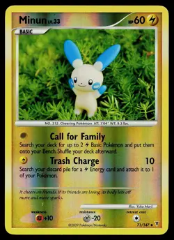 Pokemon Card - Minun Supreme Victors 71/147 Uncommon Reverse Holo - Image 1