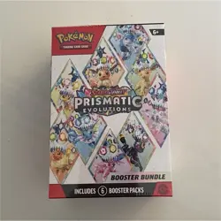 Pokemon Scarlet & Violet Prismatic Evolutions Booster Bundle Box Eevee - Image 1