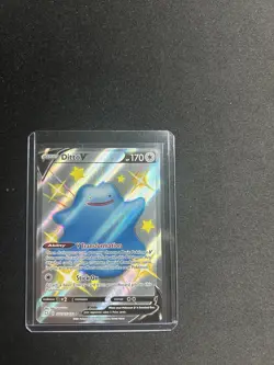 Pokemon Ditto V Full Art SV118/SV122 Shining Fates Holo Shiny Rare Card - Image 1