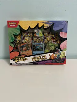 Pokemon TCG Ascended Heroes First Partner Deluxe Pin Collection Factory Sealed - Image 1