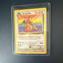 Pokemon Dragonite Fossil Rare 19/62 Unlimited 1999 Wizards of the Coast - Image 2