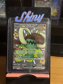Pokemon TCG Great Tusk EX 072 Black Star Promo Card (NM Condition) - Image 1