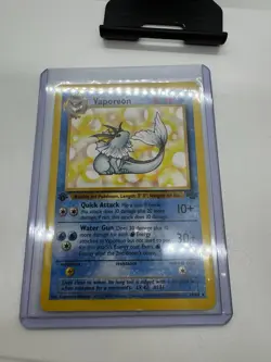 Vaporeon 1999 1st Edition Jungle Pokemon Card 28/64 Non-Holo - Nm/Lp - Image 3