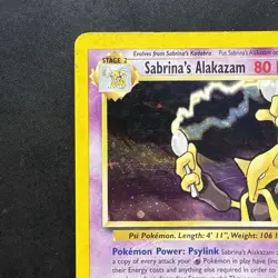 Pokemon Vintage Holo Sabrina's Alakazam 16/132 Gym Challenge Wotc - Image 2