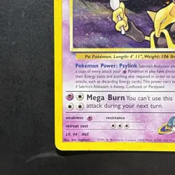 Pokemon Vintage Holo Sabrina's Alakazam 16/132 Gym Challenge Wotc - Image 5