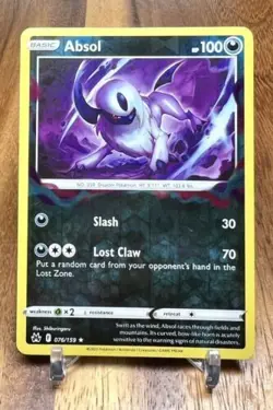 Absol 076/159 Reverse Holo SWSH Crown Zenith Pokemon Card NM - Image 1