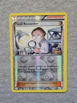 Fossil Researcher 092/111 - Trainer Reverse Holo Pokemon 2014 - Image 1