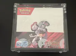 Pokemon TCG Scarlet Violet DESTINED RIVALS BOOSTER BOX Sealed w/acrylic case - Image 1