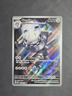 Steelix 150/132 Illustration Rare ME01: Mega Evolution Pokemon TCG NM - Image 1