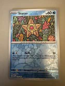 Pokemon - Staryu 120/165 - Scarlet & Violet 151 - Reverse Holo - Near Mint - Image 1