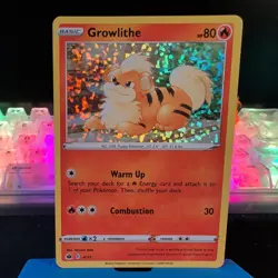 Growlithe - 4/15 Holo 4/15 McDonald's Promos 2022 Pokemon Fast Ship LP - Image 1