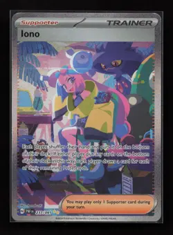 Iono 237/091 Special Illustration Rare Paldean Fates Pokemon Near Mint - Image 1