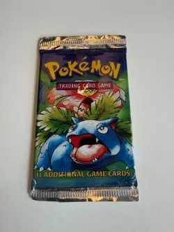 : 🔥 1999 Pokemon Base Set Booster Pack – Venusaur Artwork – Factory Sealed 🔥 - Image 3