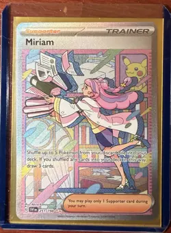 Pokemon TCG Miriam 251/198 Full Art Ultra Rare Scarlet & Violet Base Set NM/M - Image 1