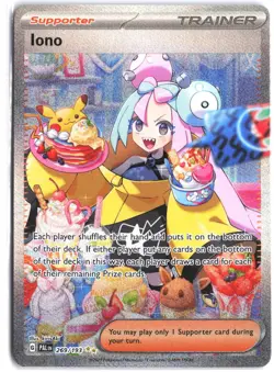 Iono 269/193 Special Illustration Rare Paldea Evolved Pokemon - Image 1
