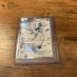 Pokemon TCG Reshiram Black&White Holo Full Art Ultra Rare Card 113/114 LP - Image 1