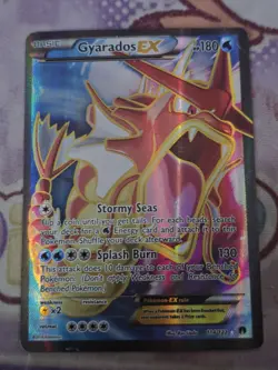 Pokemon TCG Gyarados EX 114/122 XY Breakpoint Full Art Well Played Condition - Image 1
