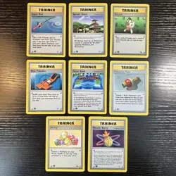Pokemon First Edition Trainer Lot - Focus Band, Flute, Pokedex, Sprout Tower… - Image 1