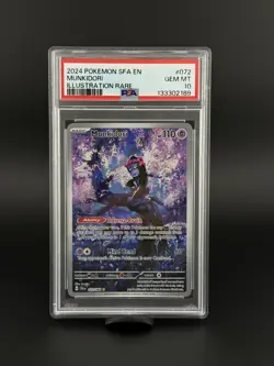 2024 Pokemon Munkidori Scarlet & Violet Shrouded Fable IR #072 PSA Gem Mint 10 - Image 1
