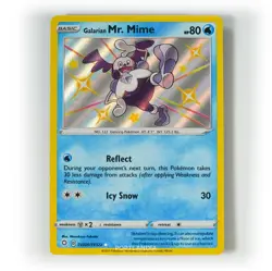 Pokemon - Galarian Mr. Mime - SV020/SV122 - SWSH Shining Fates - Shiny Vault - Image 1