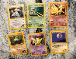 Pokemon Gym heroes/challenge Lot Of 6 NM - Image 1