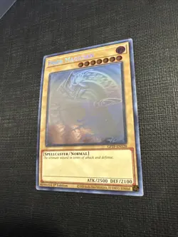 Yugioh! Dark Magician GFTP-EN128 Ghost Rare 1st Edition NM PRINTMARK DMG - Image 2