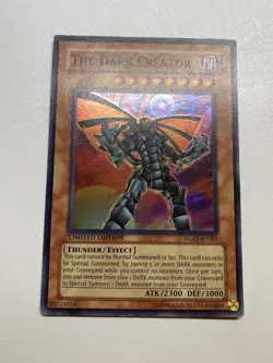 Yugioh The Dark Creator Super Rare Limited Edition RGBT-ENSE1 HP - Image 1