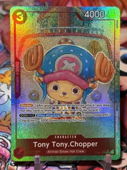 TONY TONY CHOPPER - One Piece EB01-006 - AA Alt Art Super Rare - Extra Booster - Image 1