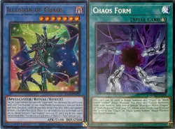 Yugioh - Illusion of Chaos Ritual Set NM - Plus Free Holographic Card - Image 1