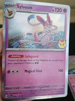 SYLVEON 040/131 (x2), HOLO, POKEMON DAY 2025 STAMPED PROMO, POKEMON CARDS (NM) - Image 4