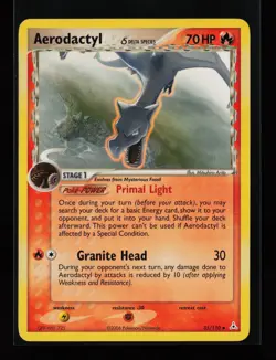 Aerodactyl (Delta Species) 35/110 Holon Phantoms Non Holo Pokemon Card - Image 1