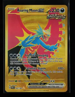 Roaring Moon ex 262/182 Holo SV04: Paradox Rift Pokemon Card - Image 1
