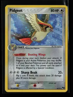 Pidgeot 2/17 Holo Rare POP Series 2 Pokemon Card - Image 1