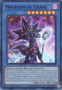 Yugioh - Magician of Chaos (Red) - 1st Edition Ultra Rare - NM - Free Holo Card - Image 1