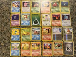 Vintage Pokemon Card Lot 1999 Early 2000s Charizard Line, Gym Series, Starters + - Image 1