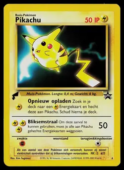 Pokemon Card - Pikachu 4 DUTCH Pikachu World Collection Promo - Image 1