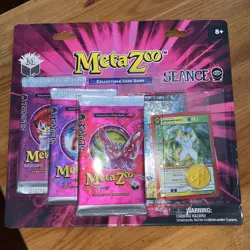 Metazoo Seance Sealed Blister Pack - 3 Packs - THE DEVIL Tarot Card + Promo Coin - Image 1
