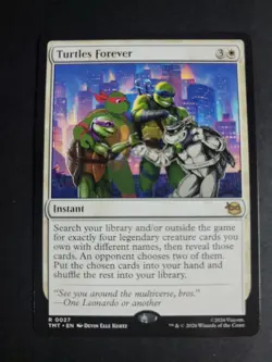 Turtles Forever Rare MTG Ninja Turtles - Image 1