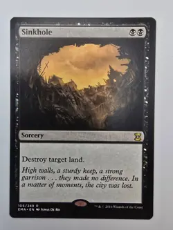 MTG - Sinkhole - Eternal Masters - NM - Image 1