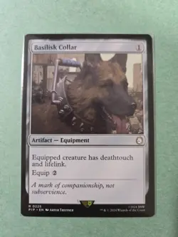 Basilisk Collar - Fallout - NM - MTG - Image 1