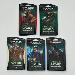 🔥5x Magic The Gathering War of the Spark Theme Boosters- Complete Set of All - Image 1