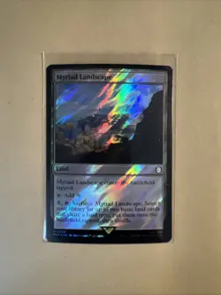 MTG Myriad Landscape PIP 0802 U NM SURGE FOIL - Image 1