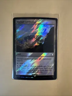 MTG Myriad Landscape PIP 0802 U NM SURGE FOIL - Image 2