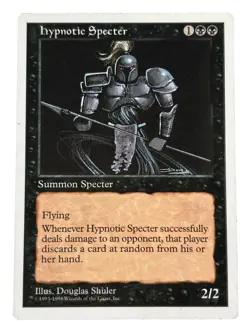 MTG Hypnotic Specter 4th Edition NM Regular Vintage Old School Magic - Image 1