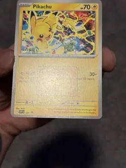 Pikachu Winner Promo 2025 World Championships SVP EN 225 Pokemon Worlds NEW - Image 2