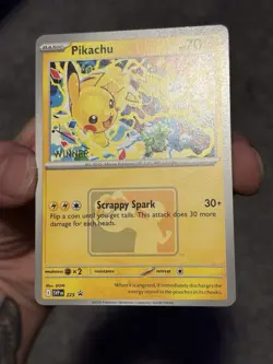 Pikachu Winner Promo 2025 World Championships SVP EN 225 Pokemon Worlds NEW - Image 3