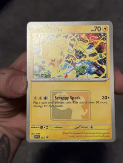 Pikachu Winner Promo 2025 World Championships SVP EN 225 Pokemon Worlds NEW - Image 5