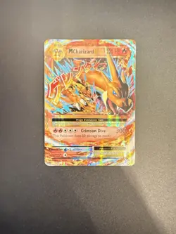 Pokemon XY Evolutions Mega Charizard Ex Holo 13/108 - LP - Image 3
