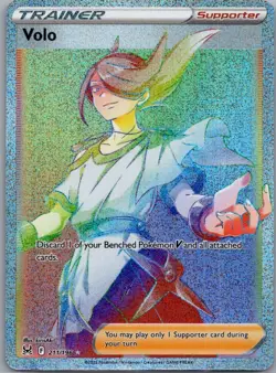 #211/196 Volo Secret Rare Holo - Pokemon TCG Sword & Shield: Lost Origin NM - Image 1