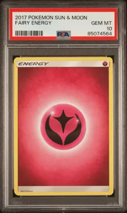 2017 POKEMON SUN & MOON FAIRY ENERGY PSA 10 - Image 1